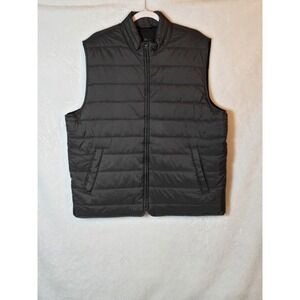 Marc Anthony‎ Men's Puffer Vest Size XXL Dark Gray Full Zip